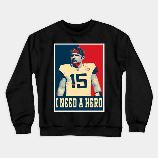 gardner minshew - need a hero Crewneck Sweatshirt by joyTrends